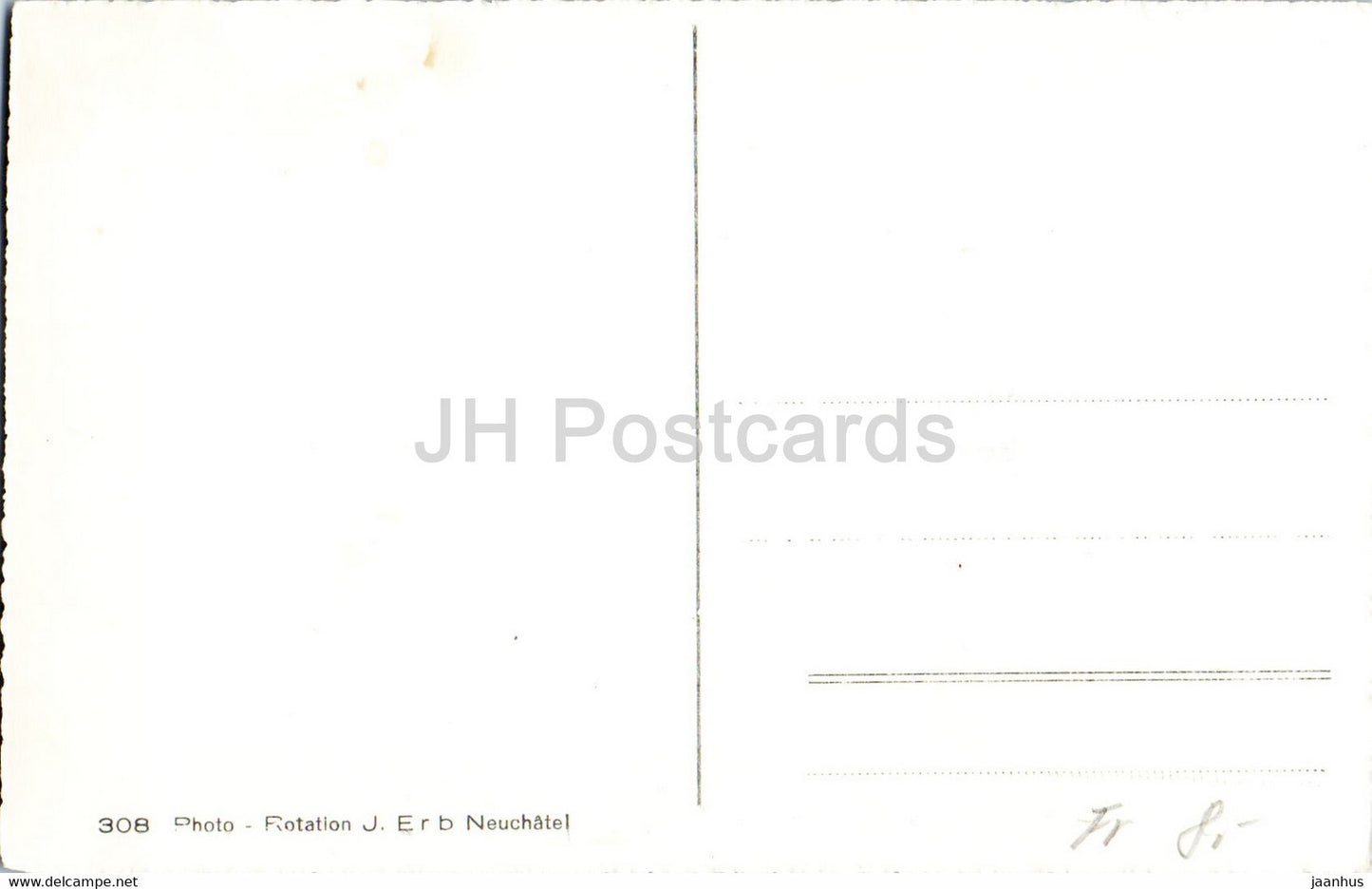 Twannbachschlucht - Gorges de Douanne - cascade - multiview - 308 - carte postale ancienne - Suisse - inutilisée