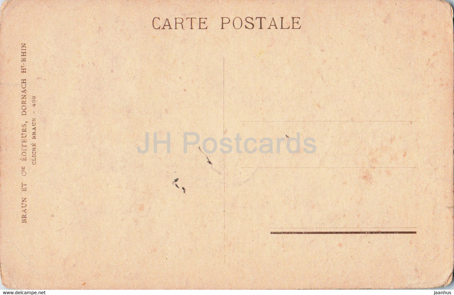 Ottmarsheim - Double Choeur de L'Eglise - église - carte postale ancienne - France - inutilisée