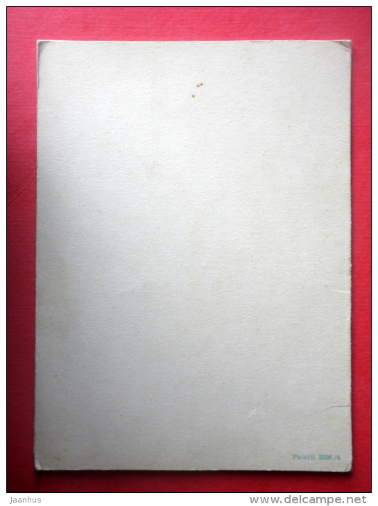 Christmas Greeting Card - Christmas Bells - 2296/4 - Finland - circulated in Finland - JH Postcards