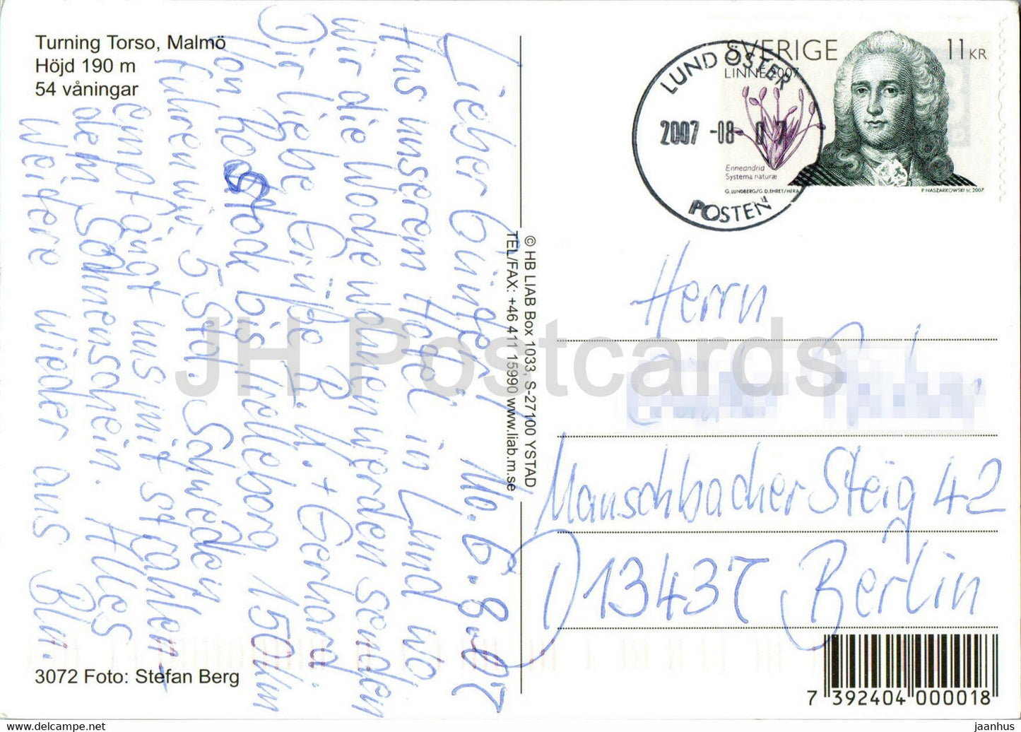 Malmo - Turning Torso - 3072 - 2007 - Sweden - used