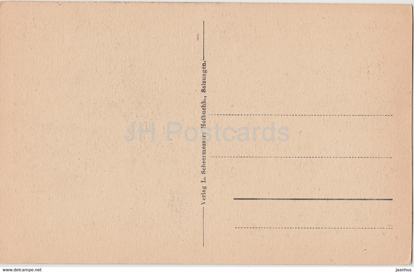 Solbad Salzungen - Am Burgsee - boat - old postcard - Germany - unused