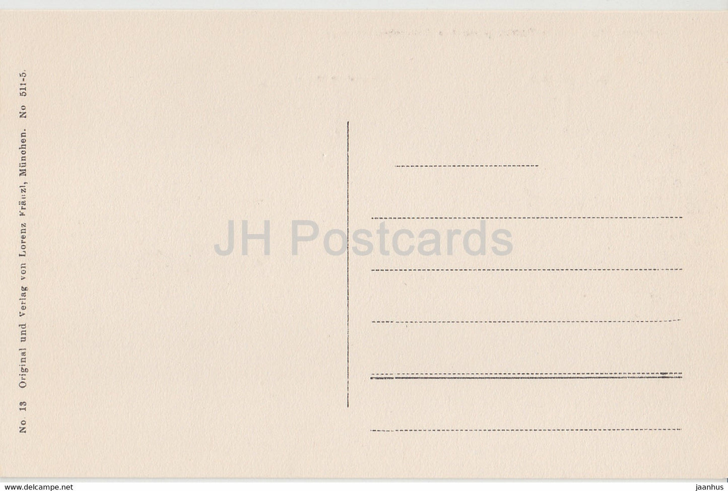 Starnberger See - Seeshaupt gegen das Wettersteingebirge - 13 - alte Postkarte - Deutschland - unbenutzt