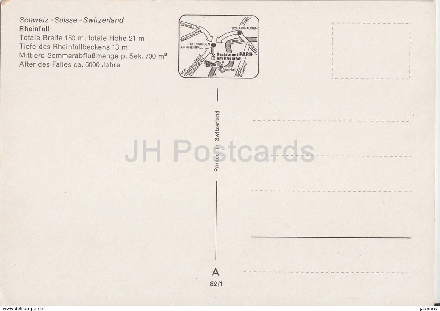Rheinfall und Schaffhausen - multiview - Switzerland - unused
