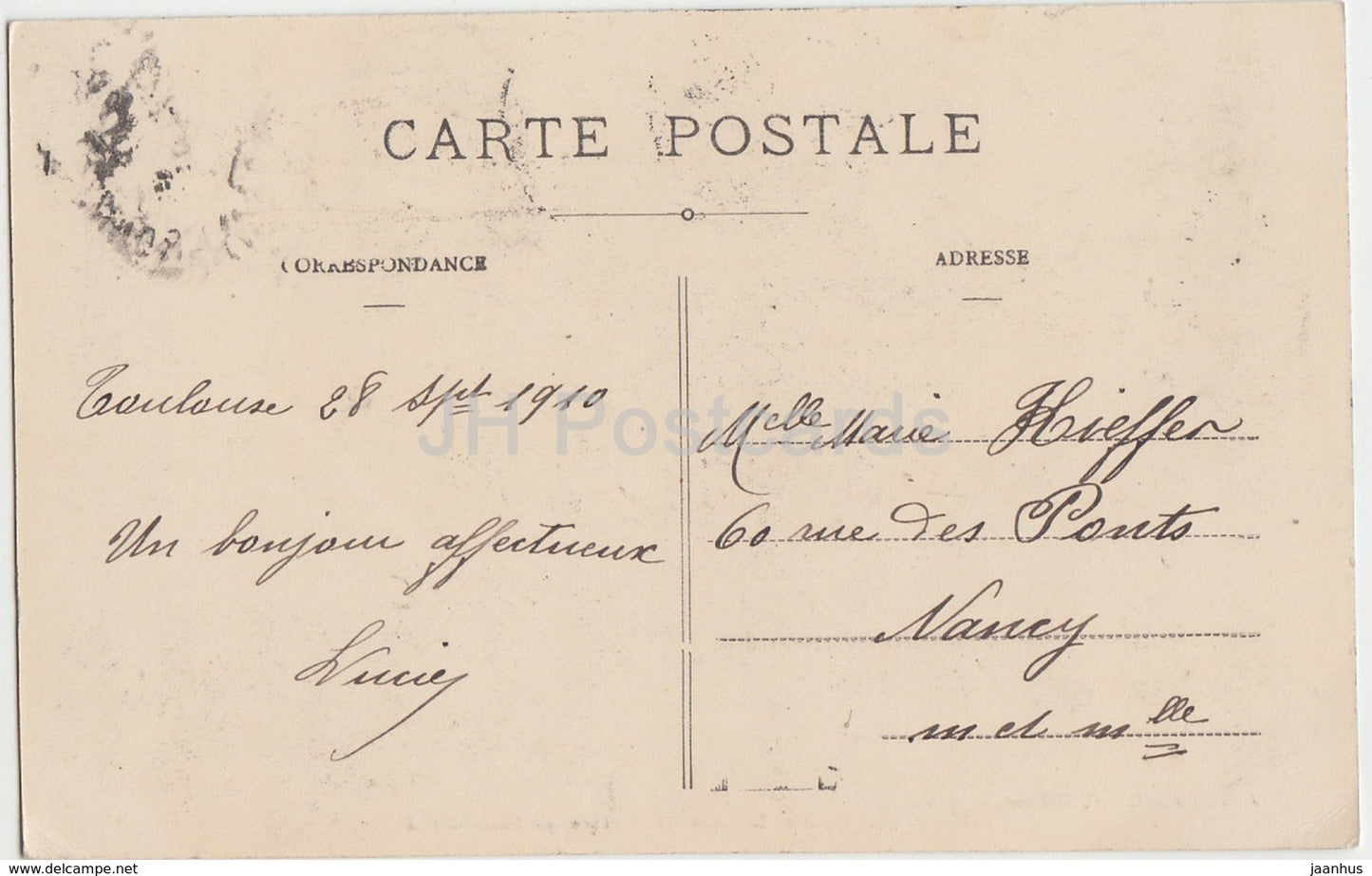 Toulouse - Kiosque de Musique du Grand Rond - 144 - 1910 - old postcard - France - used