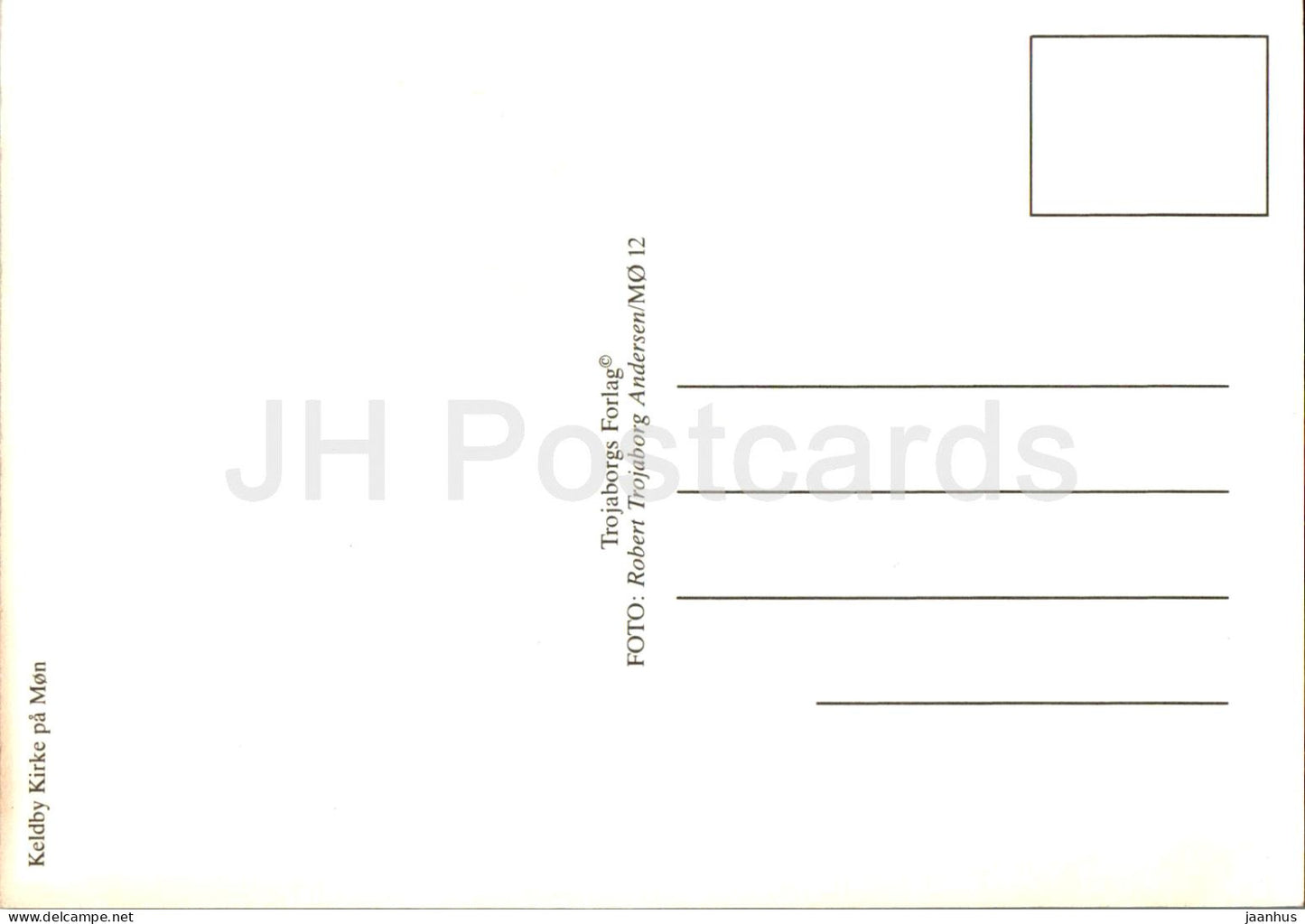 Keldby Kirke pa Mon - église - MO 12 - Danemark - inutilisé