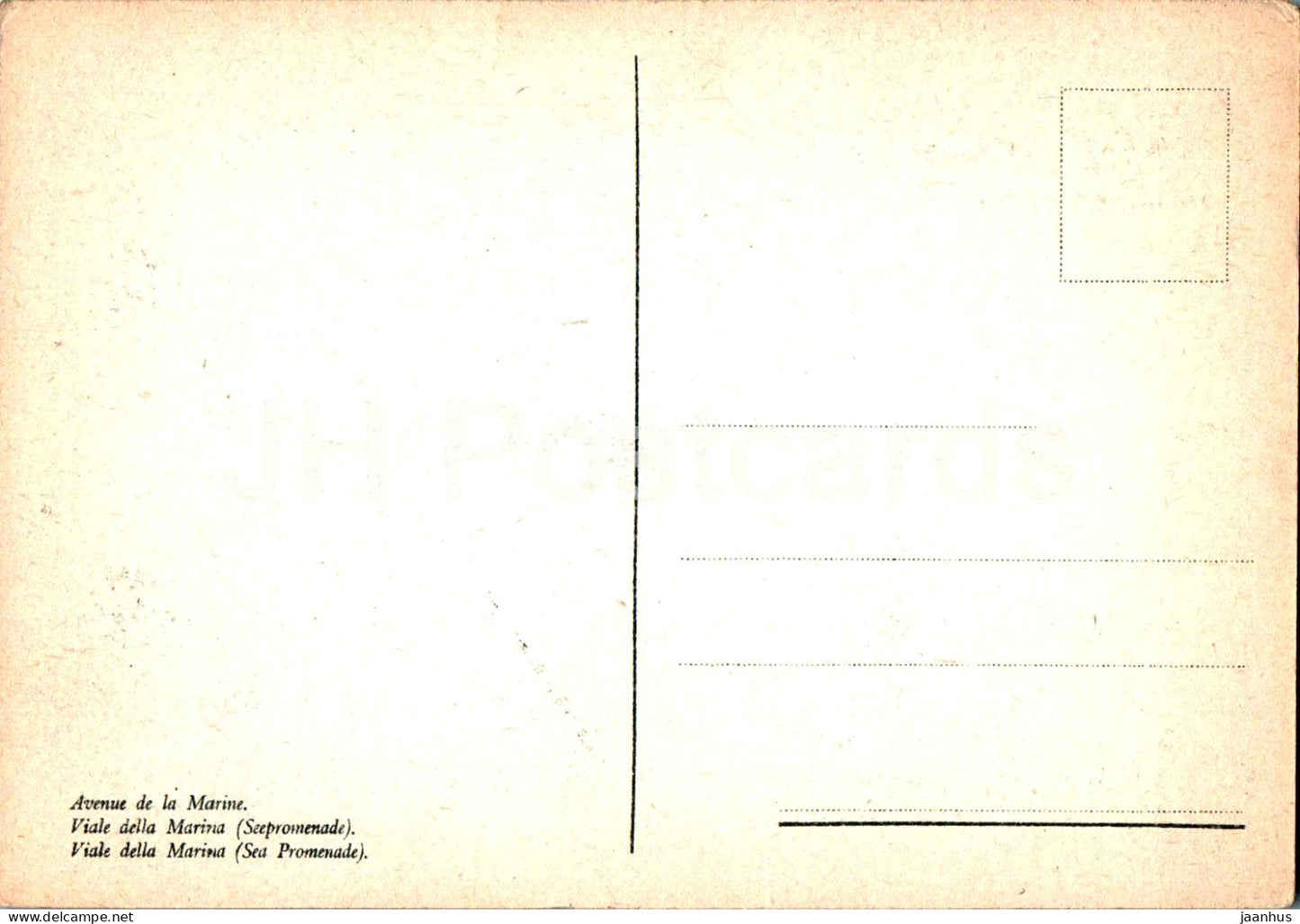 Siracusa - Viale della Marina - Sea Promenade - old postcard - Italy - unused