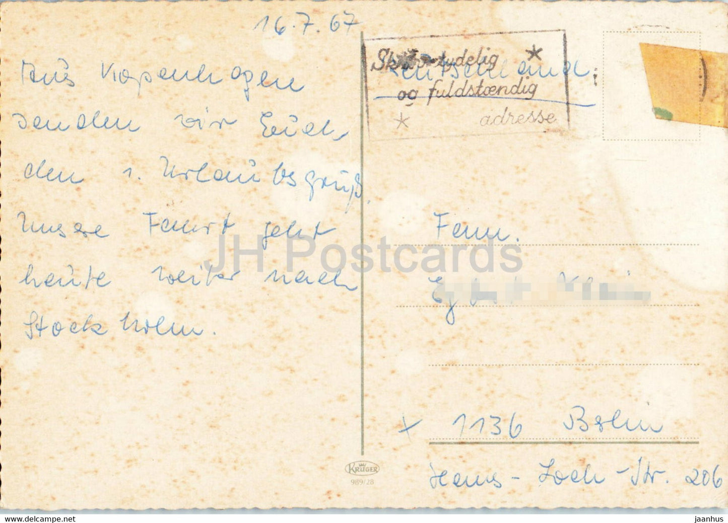 Copenhagen - multiview - city views - 1967 - Denmark - used