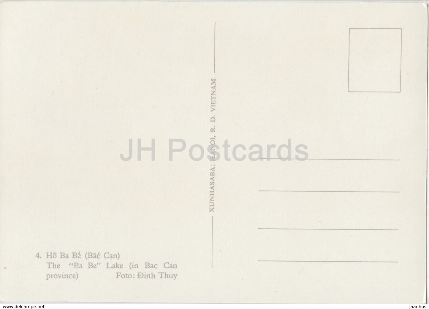 Einige Aspekte Vietnams – Der Ba-Be-See in der Provinz Bac Can – Vietnam – unbenutzt