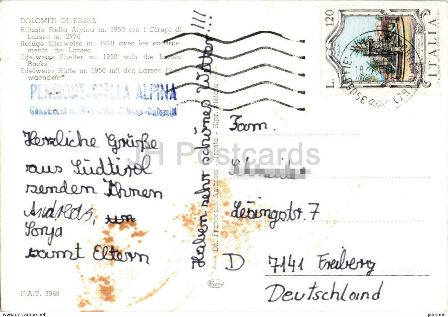 Dolomiti di Fassa - Rifugio Stella Alpina - Dirupi di Larsec - Italy - used