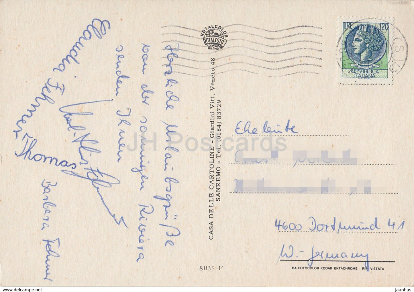 Loano - Beach - multiview - Italy - 1979 - used