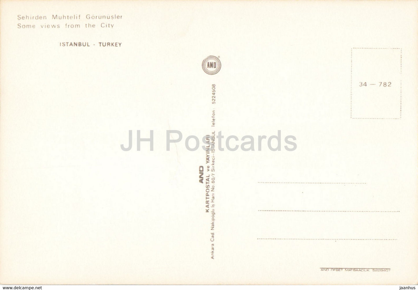 Istanbul - quelques vues de la ville - pont - 34-782 - ET - Turquie - inutilisé