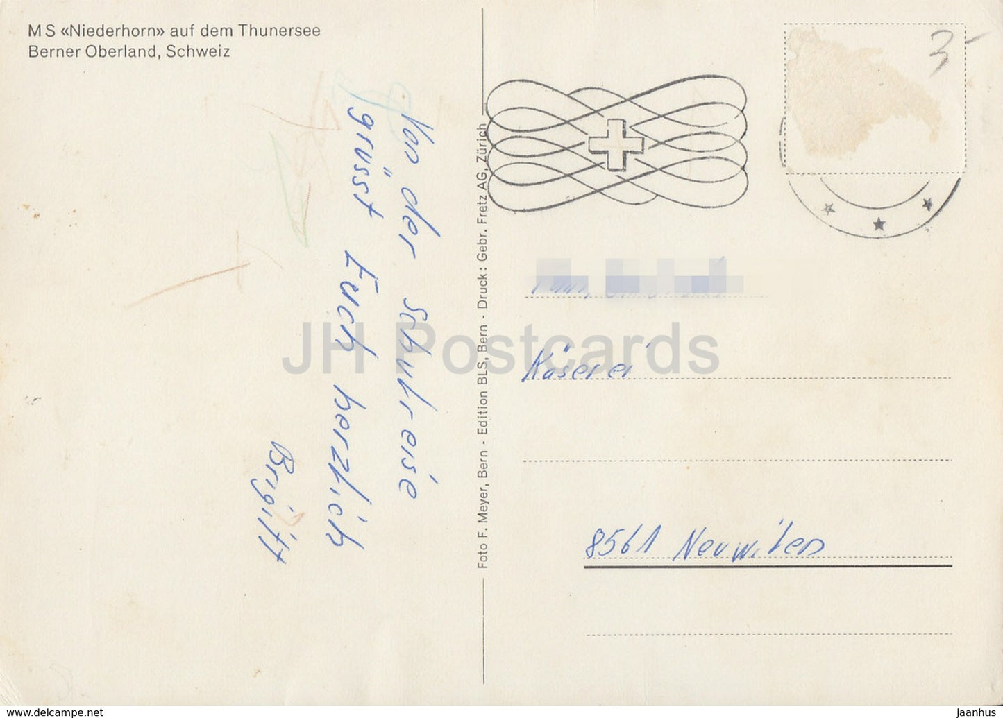 MS Niederhorn auf dem Thunersee - ship - Switzerland - used