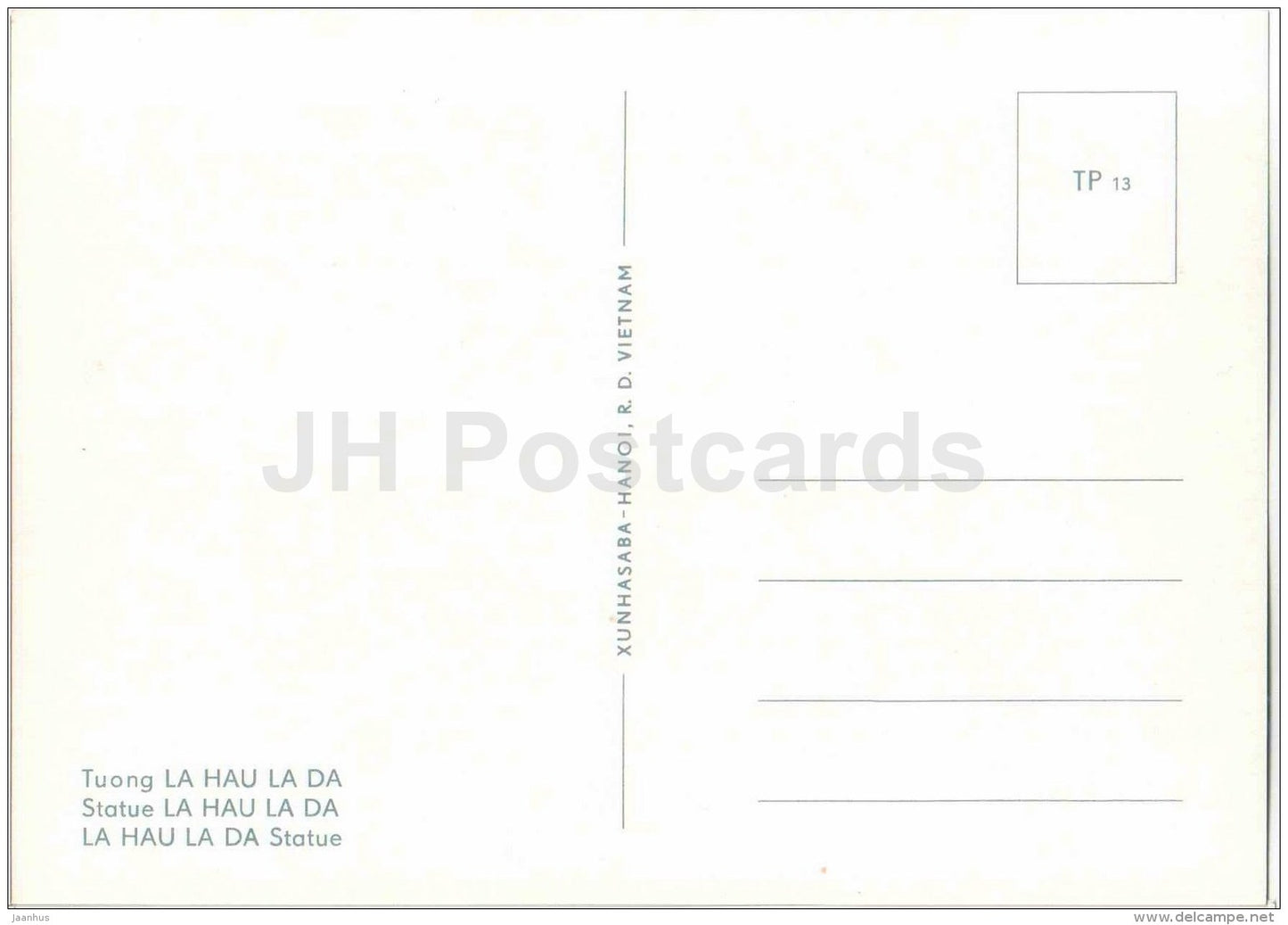 statue La Hau La Da - Tay Phuong Pagoda - sculptures figures - Buddhism - religion - Vietnam - unused - JH Postcards