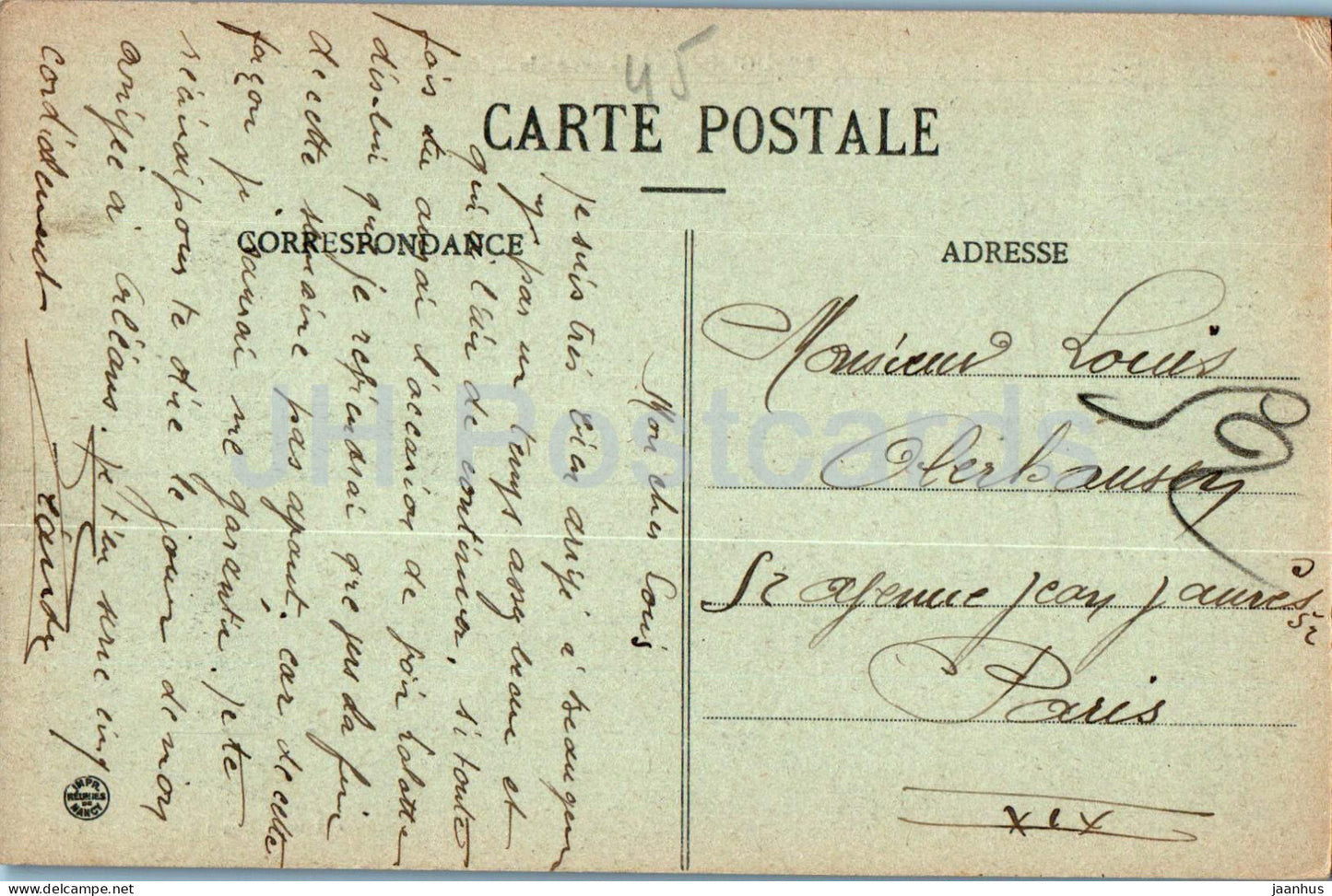 Beaugency - Vue Generale - old postcard - 1918 - France - used