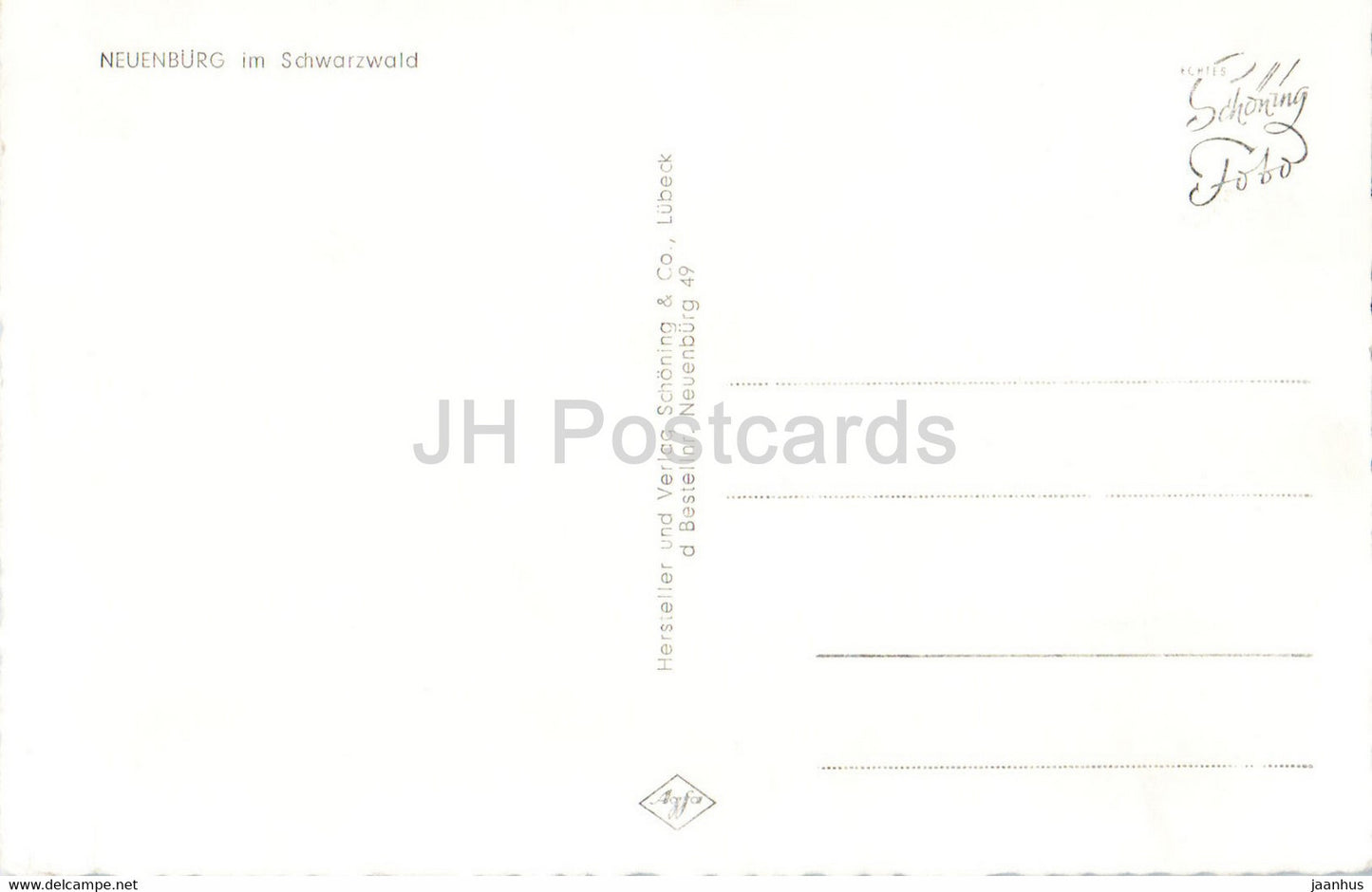 Neuenburg im Schwarzwald - old postcard - Germany - unused