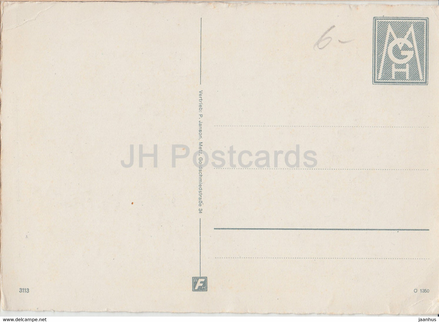 Mulhausen - Mulhouse - Post mit Bahnhofsvorplatz - bureau de poste - France - inutilisé