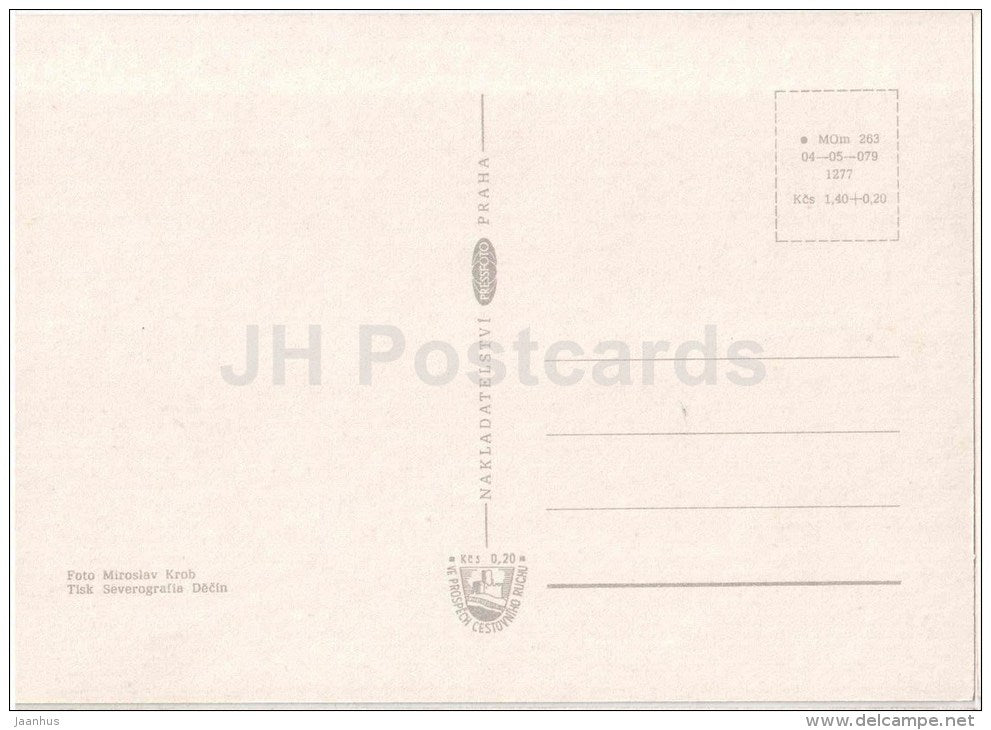 Liberec - city views - architecture - tram - Czechoslovakia - Czech - unused - JH Postcards