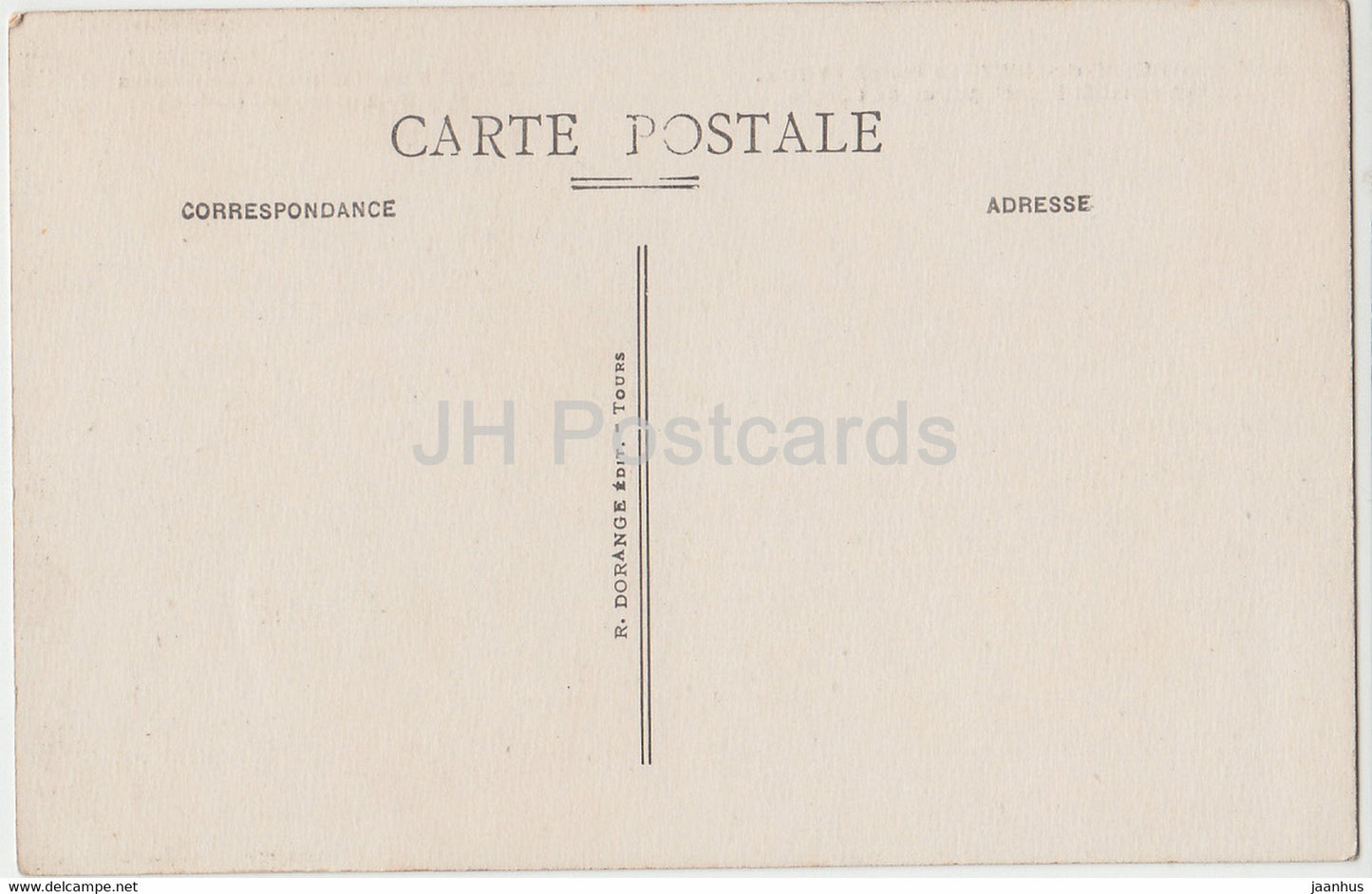 La Chartreuse du Liget - Le Portail au bas relief St Bruno patron de l'Ordre - old postcard - France - unused