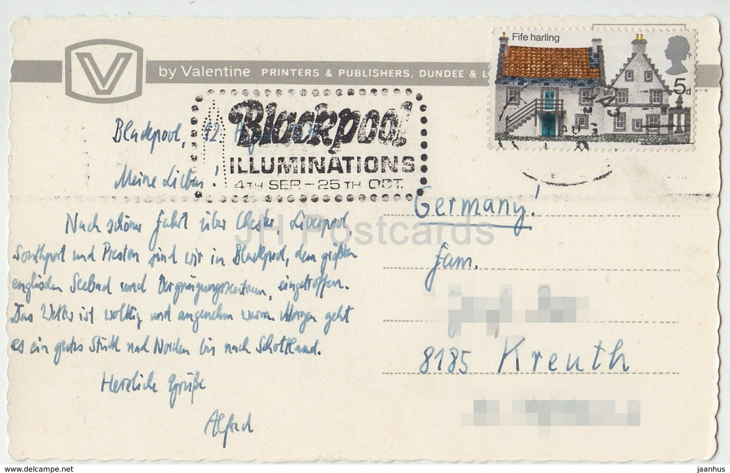 Blackpool - Pleasure Beach - Stanley Park - Central Beach - multiview - ET.4450 - 1970 - Royaume-Uni - Angleterre - utilisé