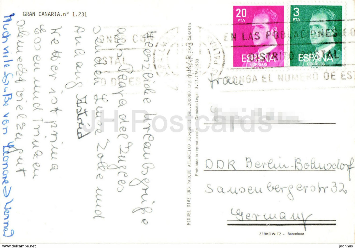 Gran Canaria - bateau - illustration - multiview - Espagne - occasion