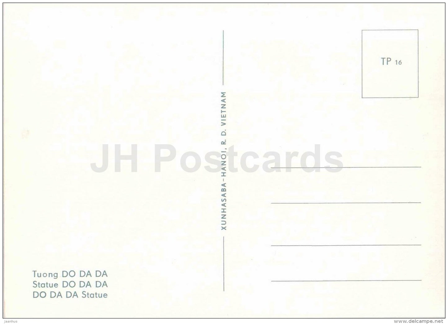 statue Do Da Da - Tay Phuong Pagoda - sculptures figures - Buddhism - religion - Vietnam - unused - JH Postcards