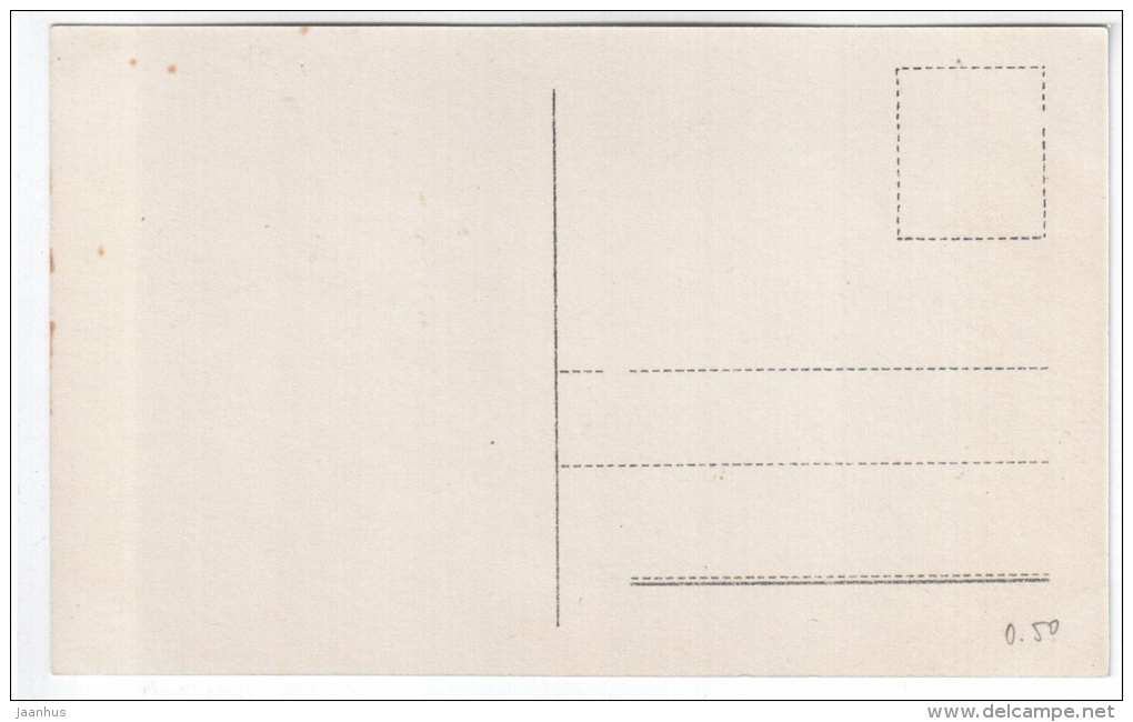 maternal happiness - woman and the baby - old postcard - Russia - unused - JH Postcards