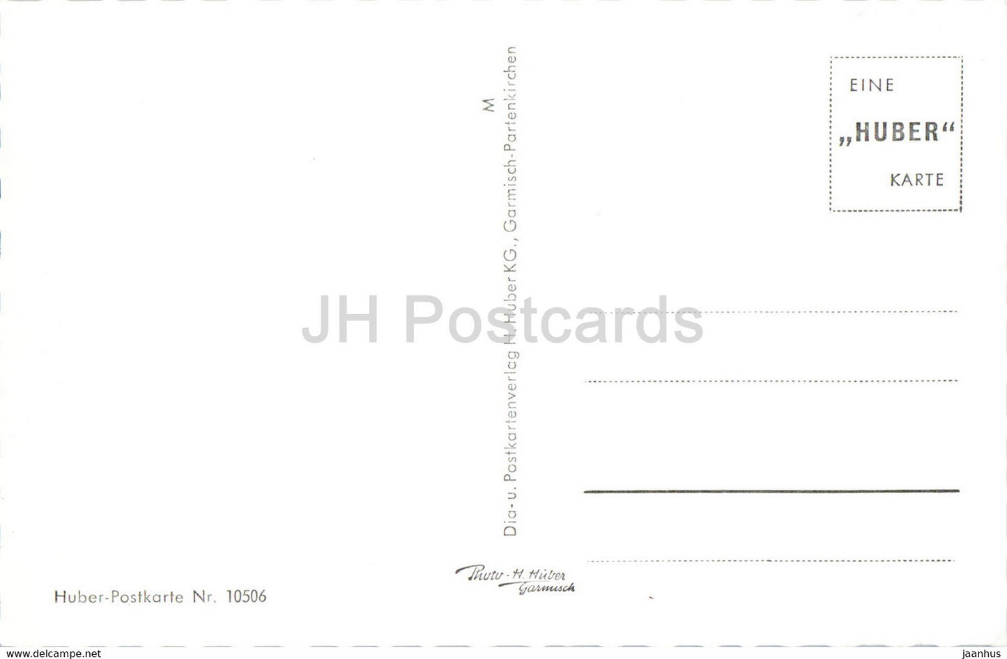 Farchant gegen Zugspitzgruppe - old postcard - Germany - unused