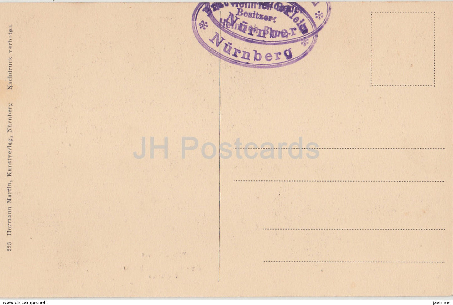 Nürnberg - Bratwurstglocklein - Inneres - alte Postkarte - Deutschland - unbenutzt