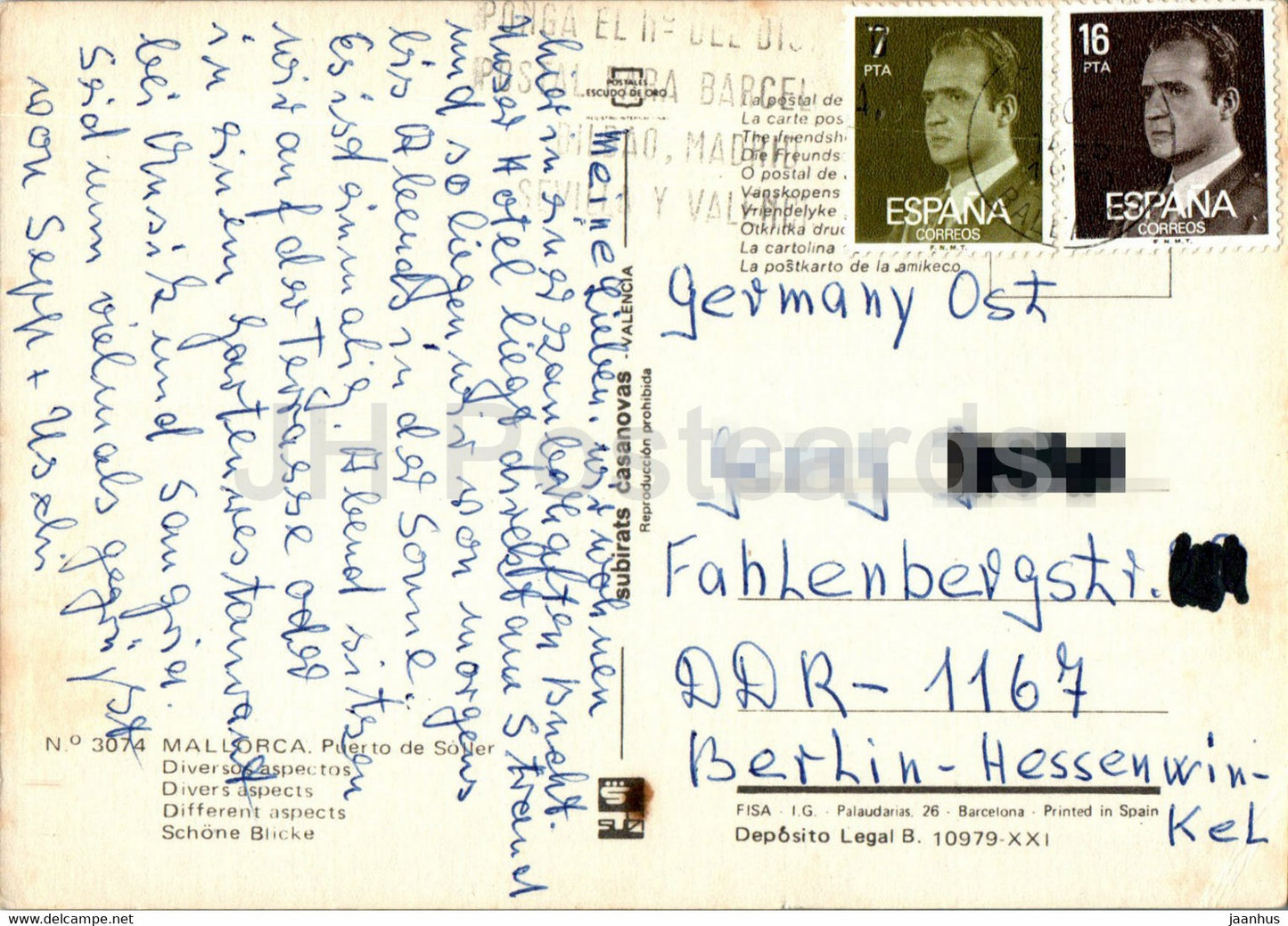 Mallorca - Puerto de Soller - Diversos aspectos - tram - car - multiview - 3074 - Spain - used