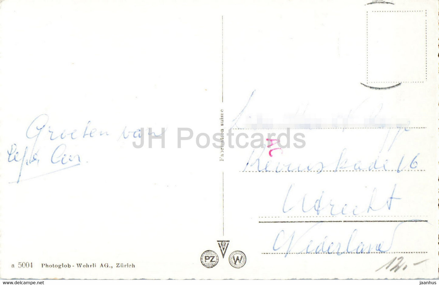 Andermatt - 5004 - carte postale ancienne - Suisse - occasion