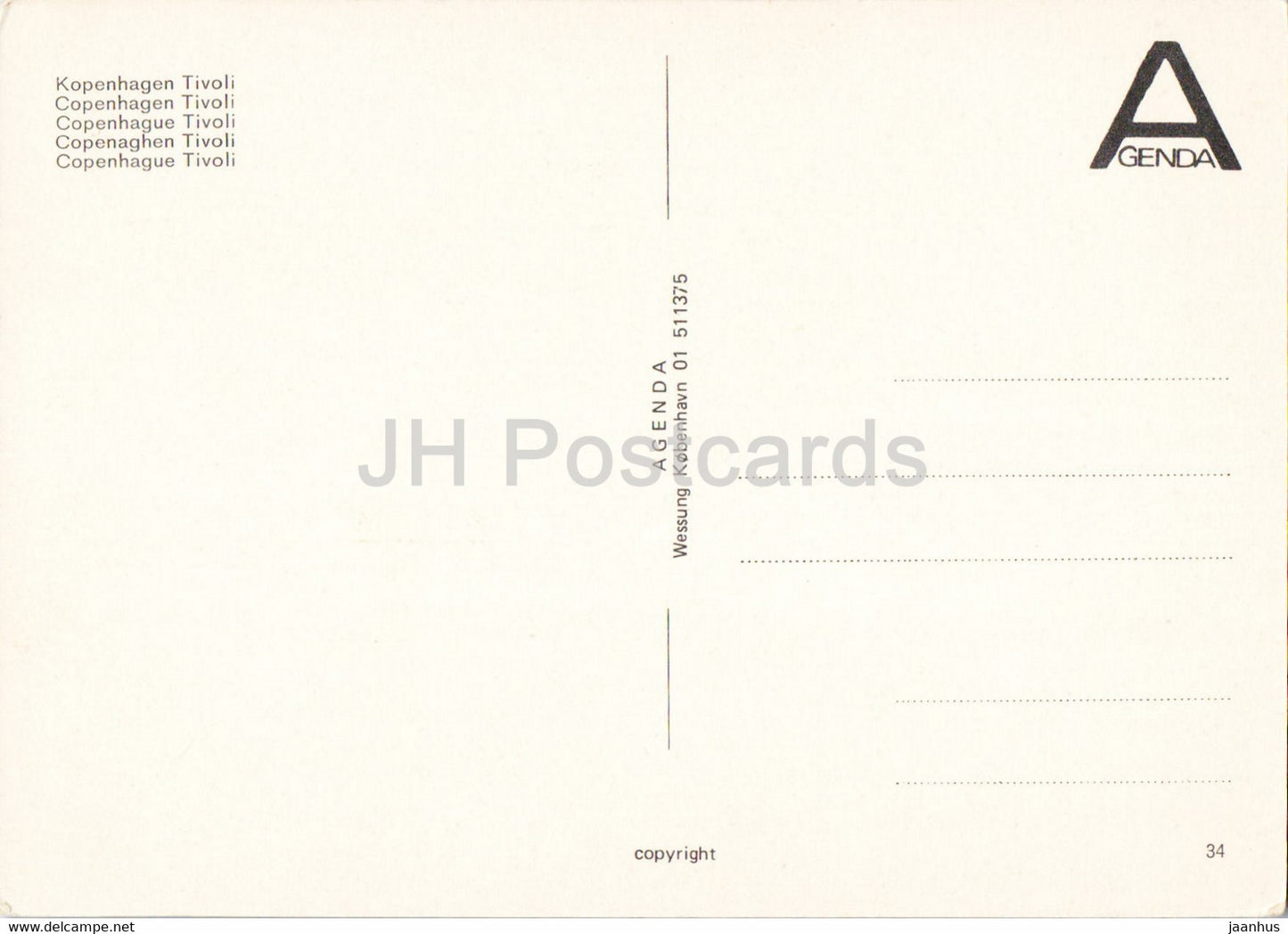 Kopenhagen - Tivoli - Multiview - 34 - Dänemark - unbenutzt