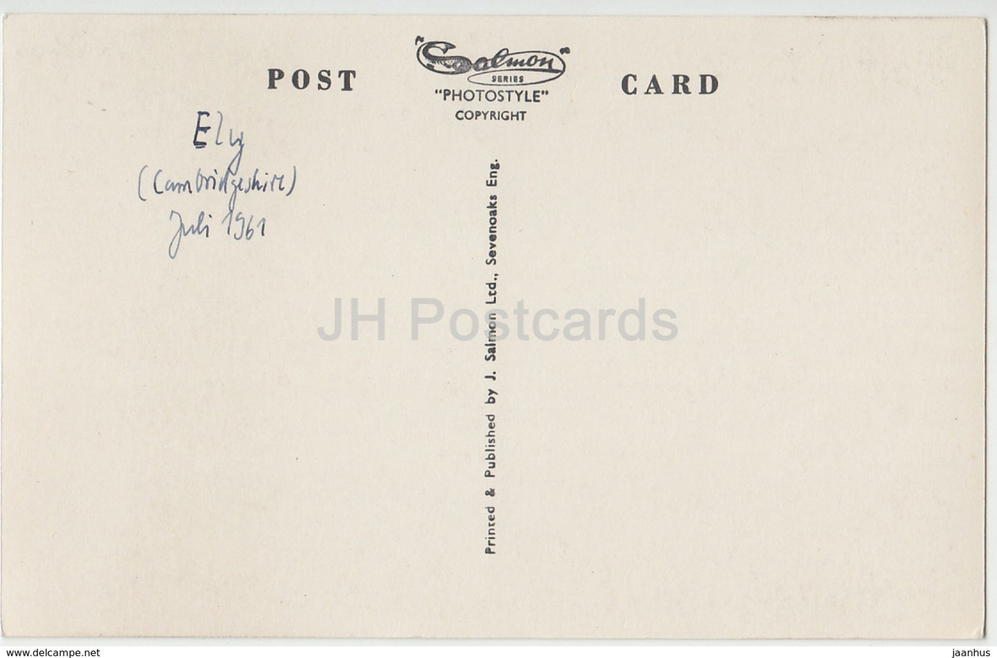 Kathedrale von Ely – Das Kirchenschiff blickt nach Osten – 21075 – 1961 – Vereinigtes Königreich – England – gebraucht