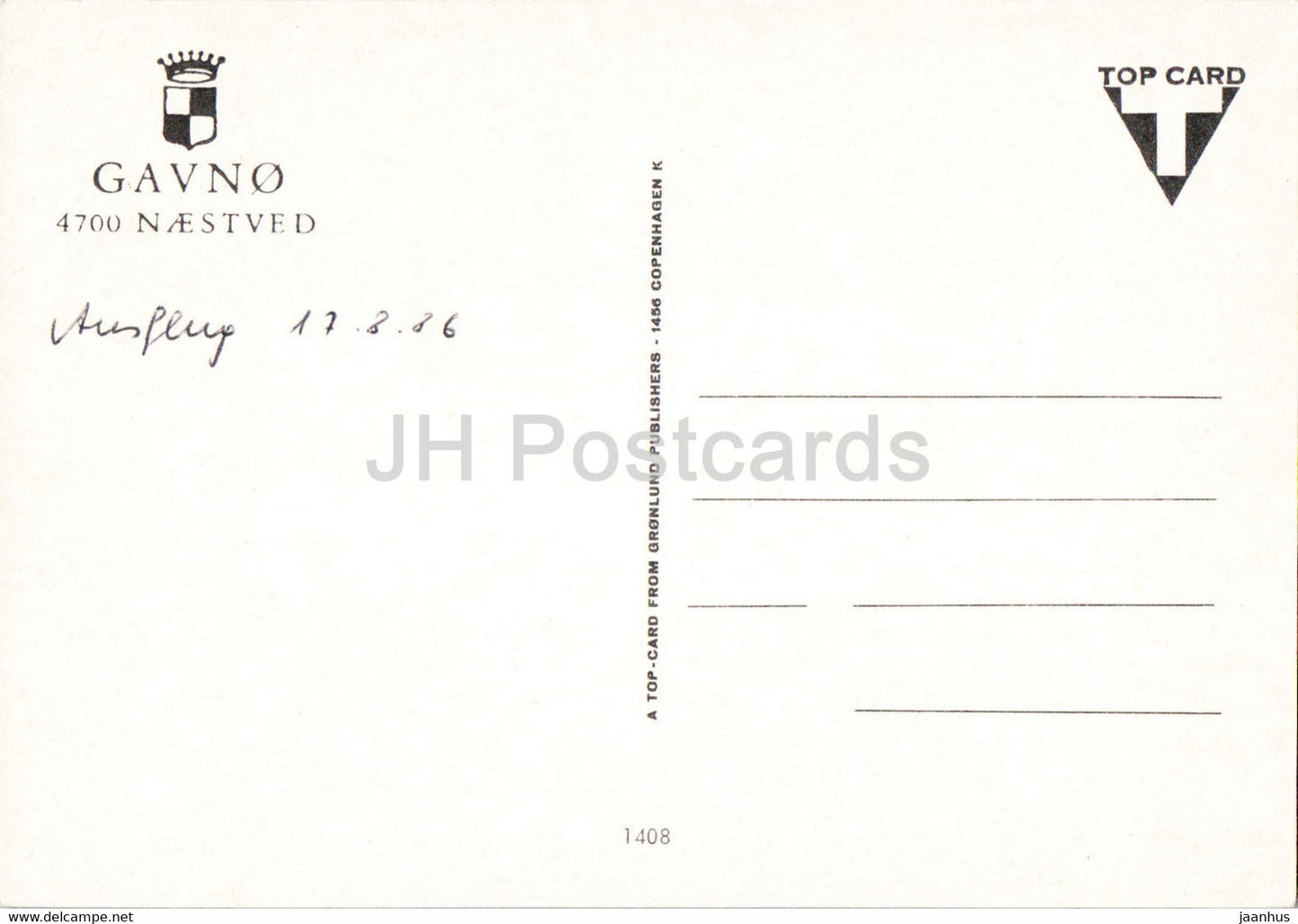 Gavno – Naestved – 1986 – Dänemark – gebraucht