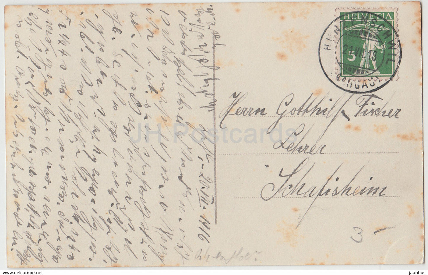 couple - femme et homme - 6103/2 - carte postale ancienne - 1916 - Allemagne - utilisé