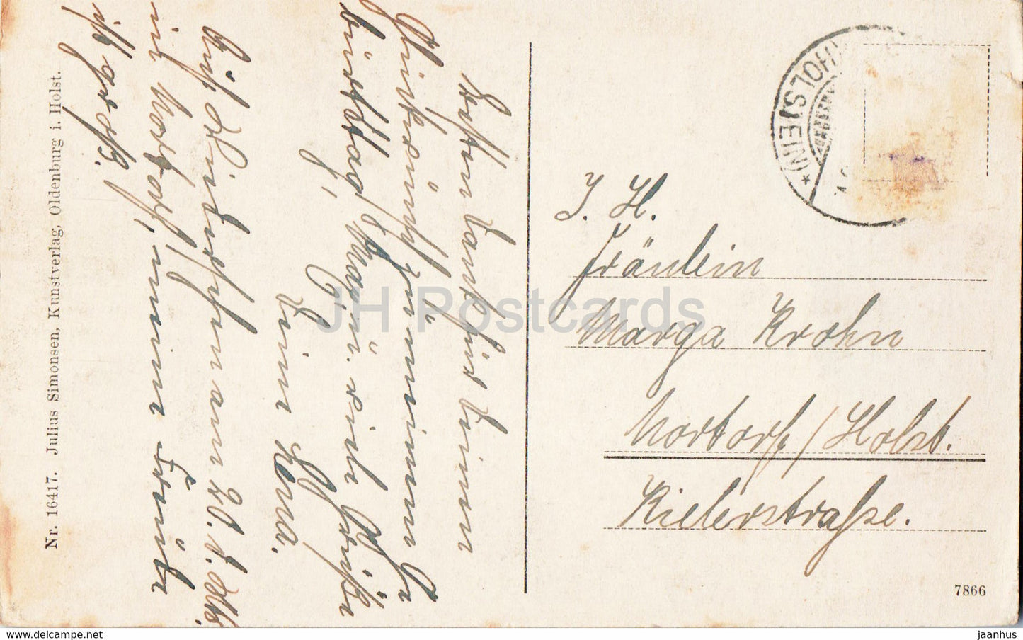 Grossherzogl Schloss Guldenstein - château - 16417 - carte postale ancienne - Allemagne - utilisé