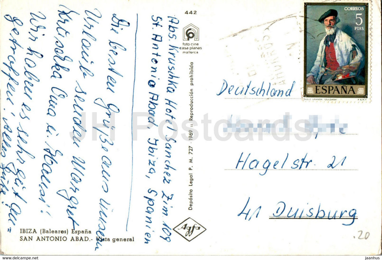 Ibiza - San Antonio Abad - Vista General - 442 - Spain - used