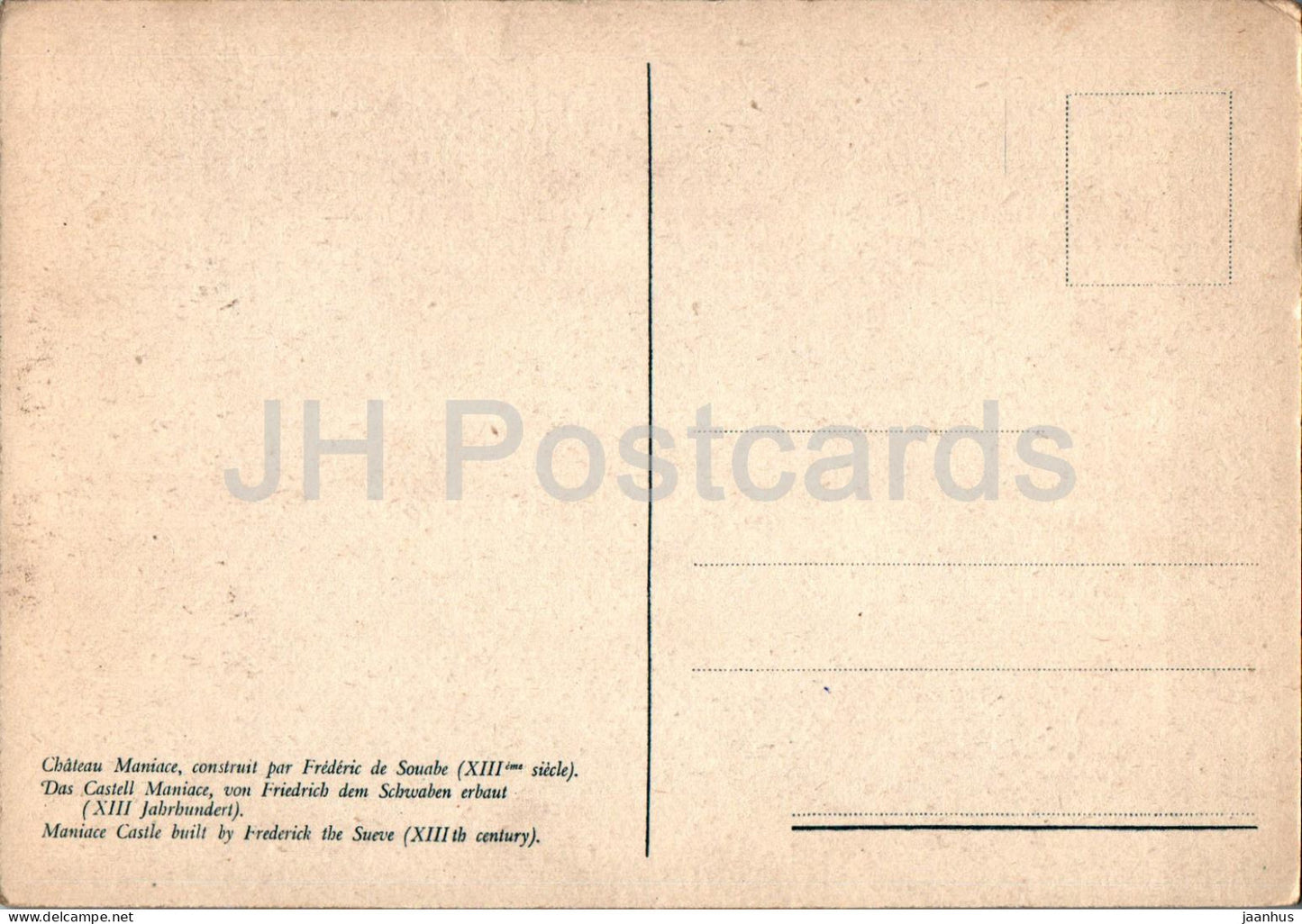 Siracusa - Castel Maniace costruito da Federico lo Svevo - Maniace castle - old postcard - Italy - unused