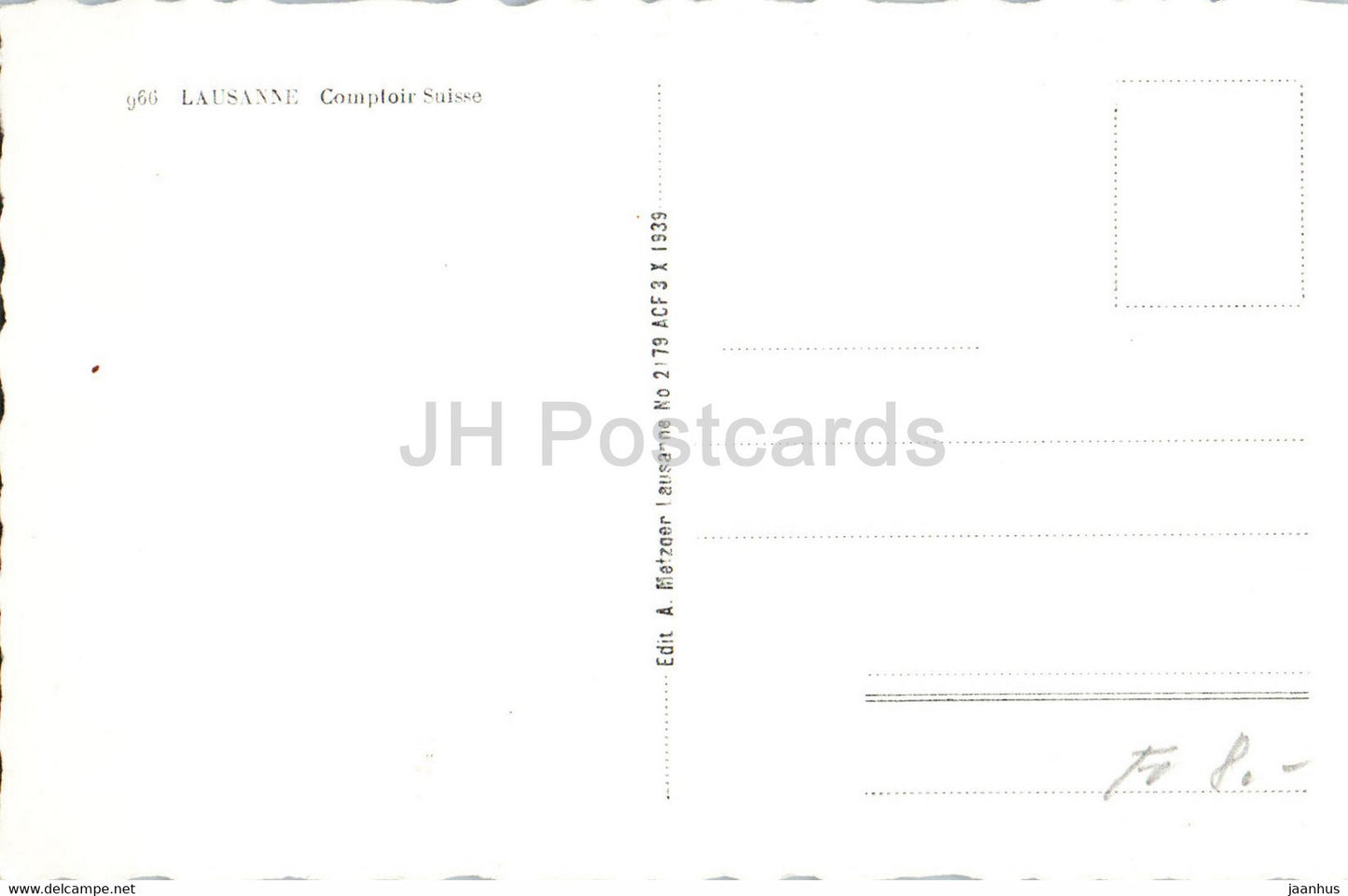 Lausanne - Comptoir Suisse - multiview - 966 - old postcard - Switzerland - unused