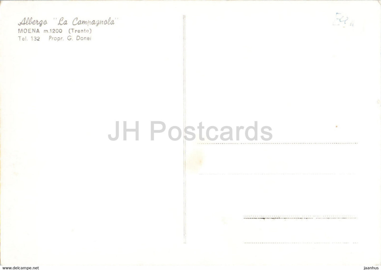 Albergo La Campagnola - Moena - Italy - unused