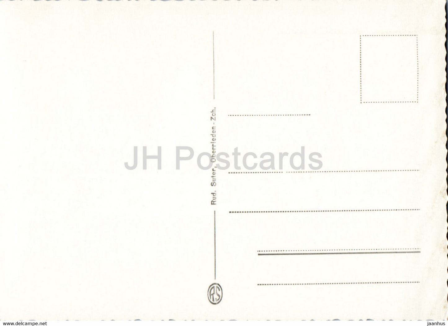 Sempach - Inneres der Schlachtkapelle - 2392 - old postcard - Switzerland - unused