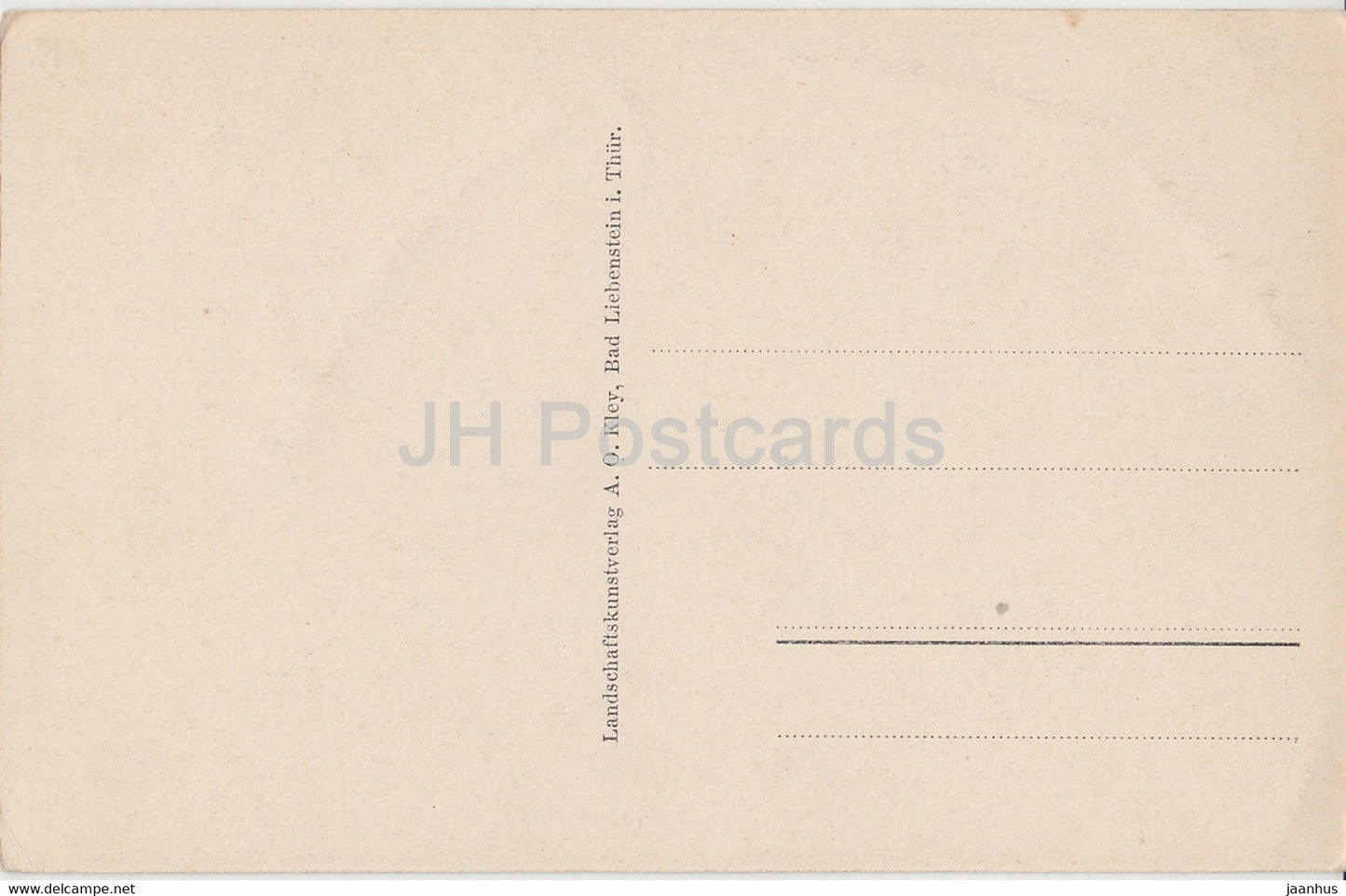 Altensteiner Hohle - Der Dom - Höhle - alte Postkarte - Deutschland - unbenutzt