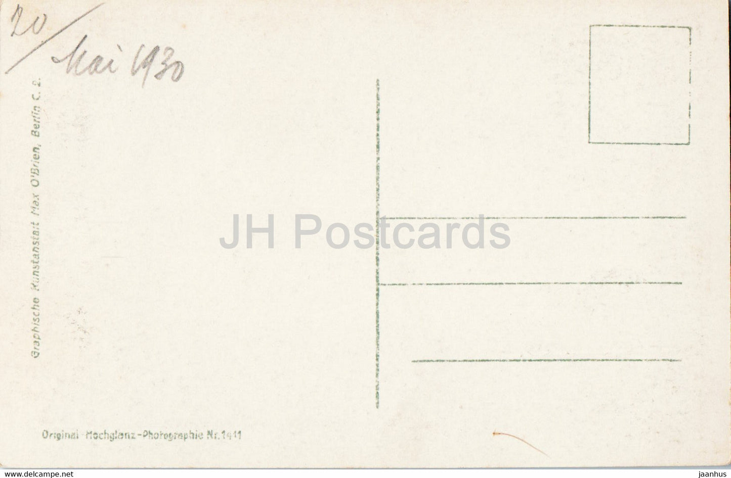 Baumblute Werder a H Restaurant Friedrichshohe - old postcard - 1930 - Germany - used