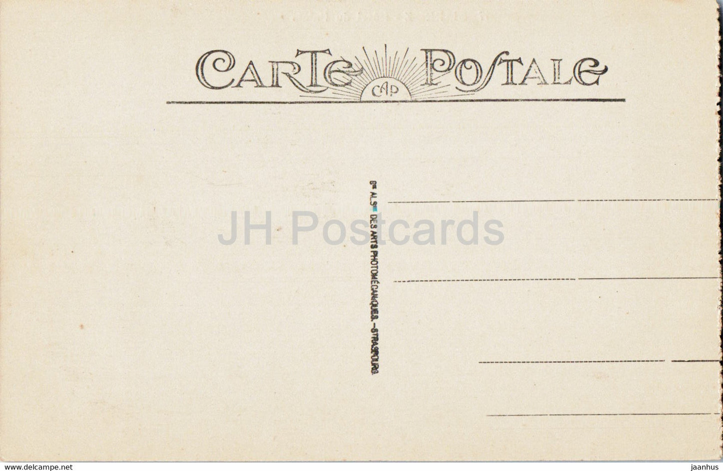 Biarritz - Hotel du Palais - 77 - old postcard - France - unused