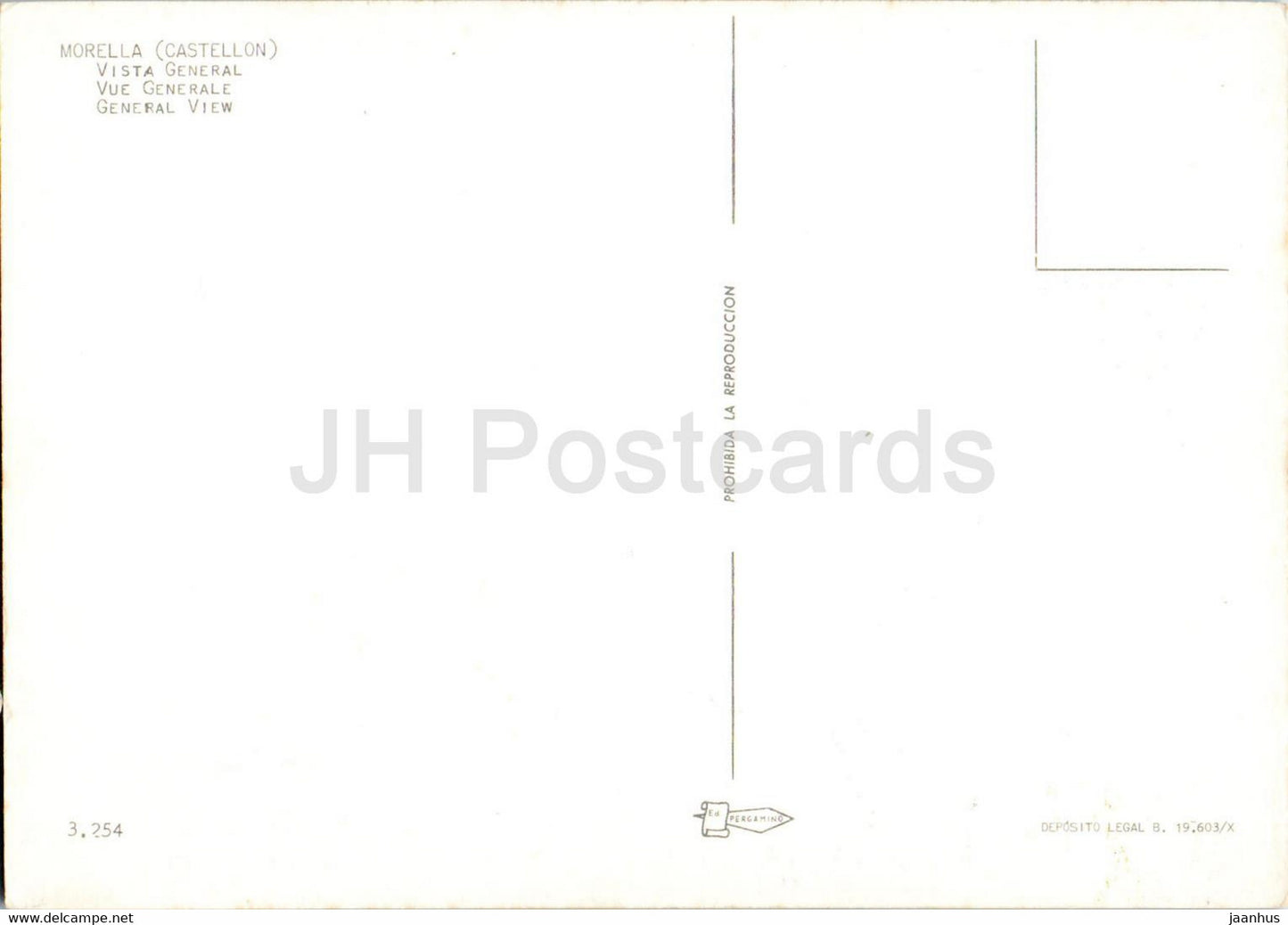 Morella - Castellon - Vista general - Ansicht - 3254 - Spanien - unbenutzt