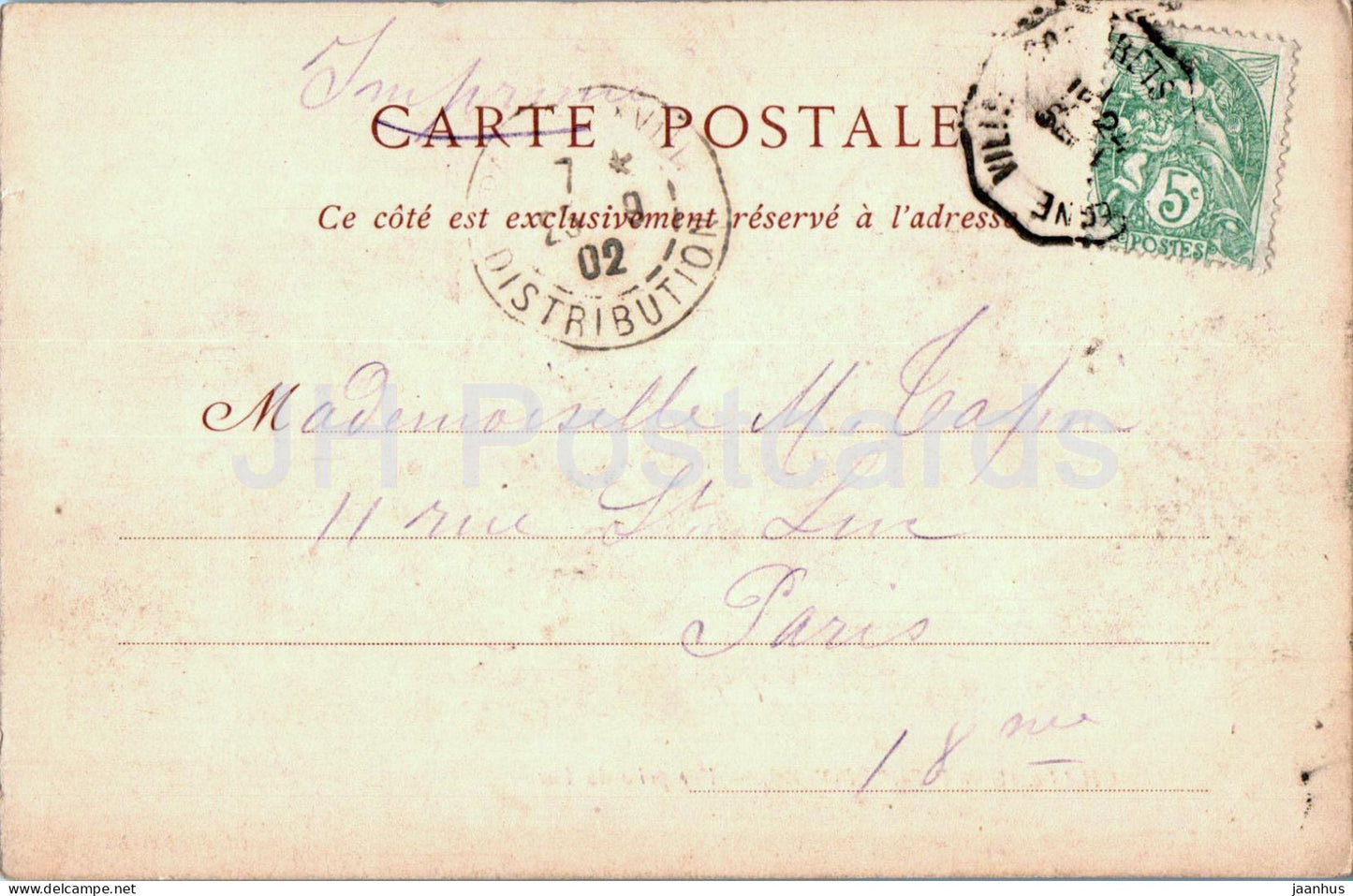 Chateau de Pierrefonds - Vue prise du Lac - Schloss - 273 - alte Postkarte - 1902 - Frankreich - gebraucht