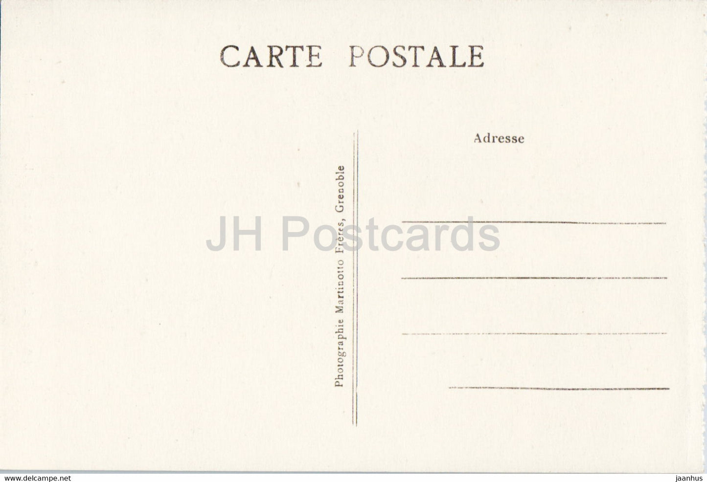 Le Chateau de Vizille - Le Grand Escalier - 105 - old postcard - France - unused