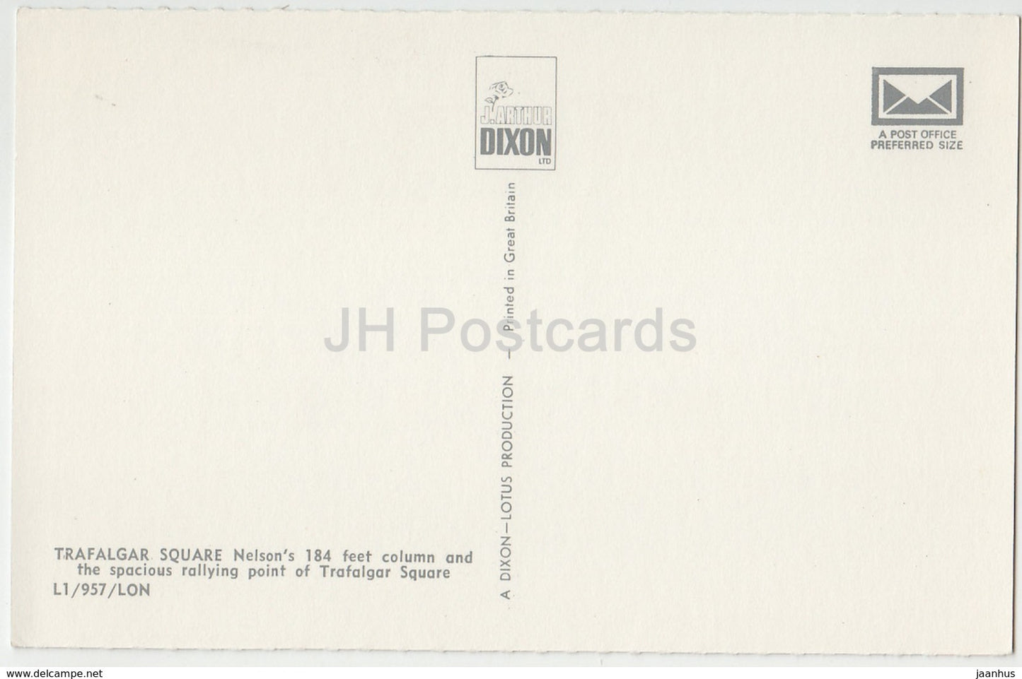 London - Trafalgar Square - bus - United Kingdom - England - unused