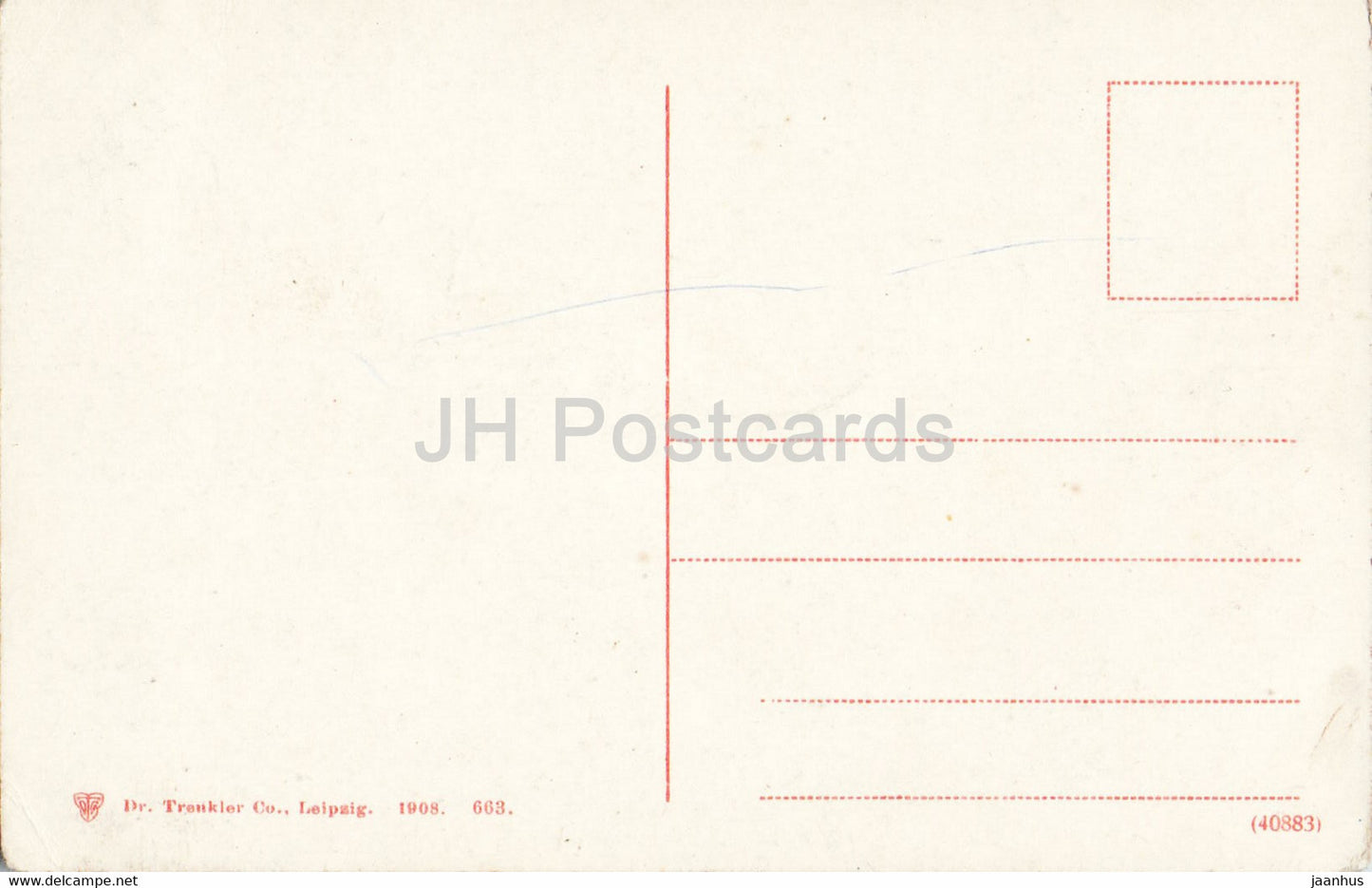 Leipzig - Johannapark mit Lutherkirche - Kirche - alte Postkarte - 1908 - Deutschland - unbenutzt