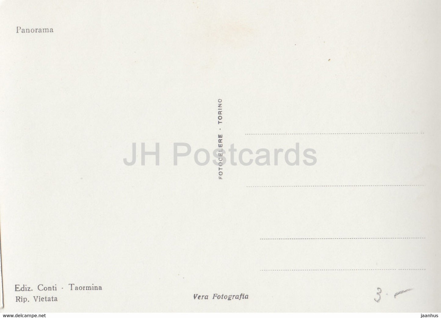 Taormina - Panorama - Italy - unused