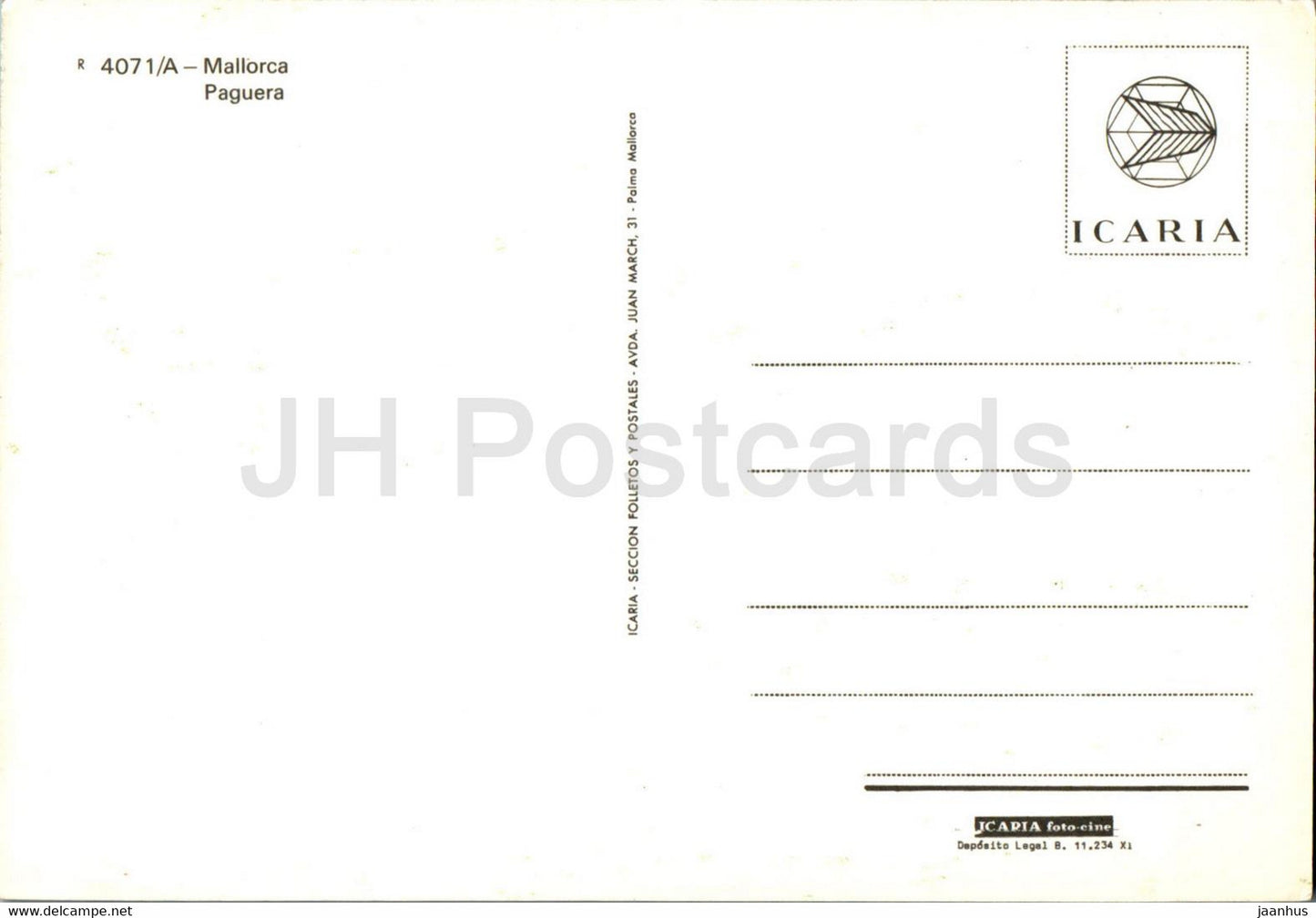Paguera - Mallorca - 4071 - Spain - unused
